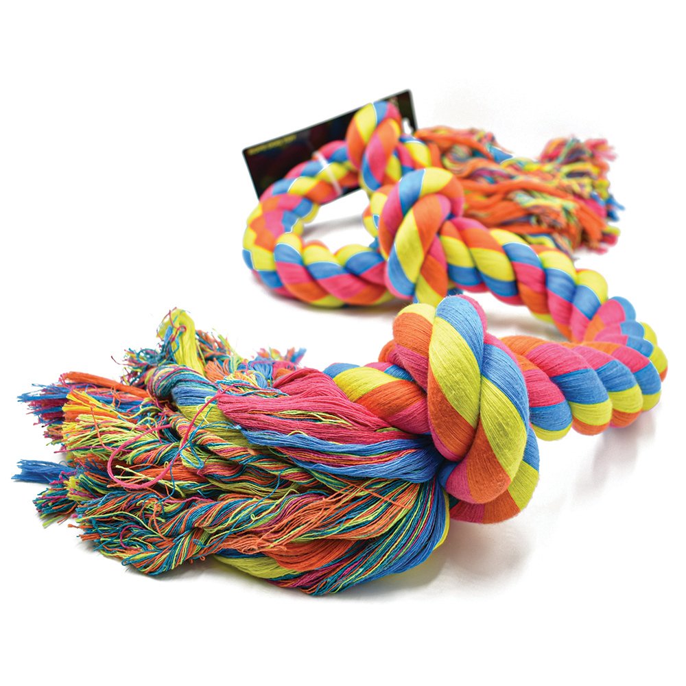 SCREAM 3-KNOT JUMBO ROPE DOG TOY