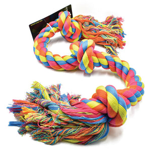 SCREAM 3-KNOT JUMBO ROPE DOG TOY