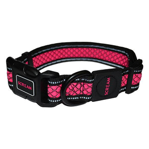 SCREAM REFLECTIVE ADJUSTABLE COLLAR 3.2CM X 42-66CM