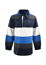 Load image into Gallery viewer, THOMAS COOK BOYS BRANDON STRIPE RUGBY SWEATER
