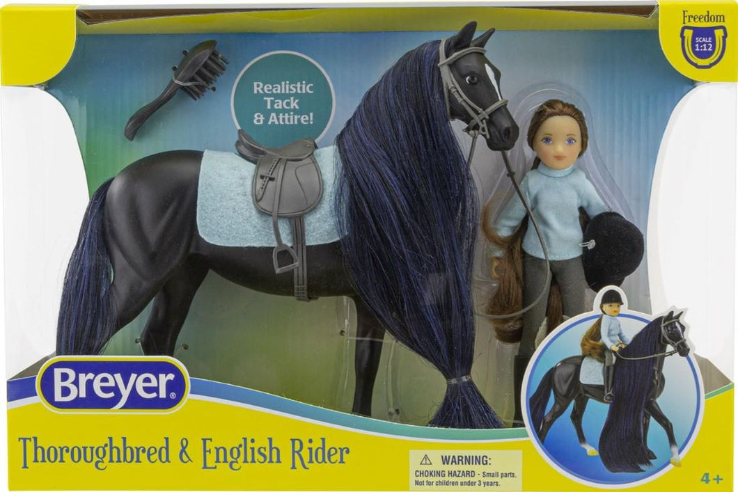 BREYER FREEDOM JET & ENGLISH RIDER CHARLOTTE