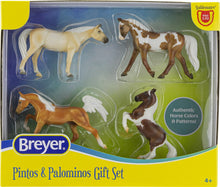 Load image into Gallery viewer, BREYER STABLEMATES PINTOS &amp; PALOMINOS GIFT SET
