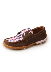 TWISTED X WOMENS FEATHER MOCS LOW LACE UP