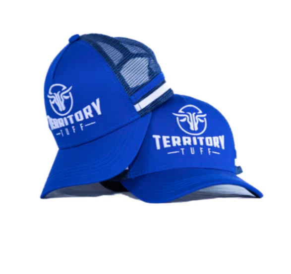 TERRITORY TUFF MJS COBALT TRUCKER CAP
