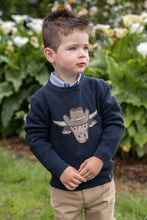 Load image into Gallery viewer, THOMAS COOK BOYS BULL HEAD CREW NECK KNIT JUMPER

