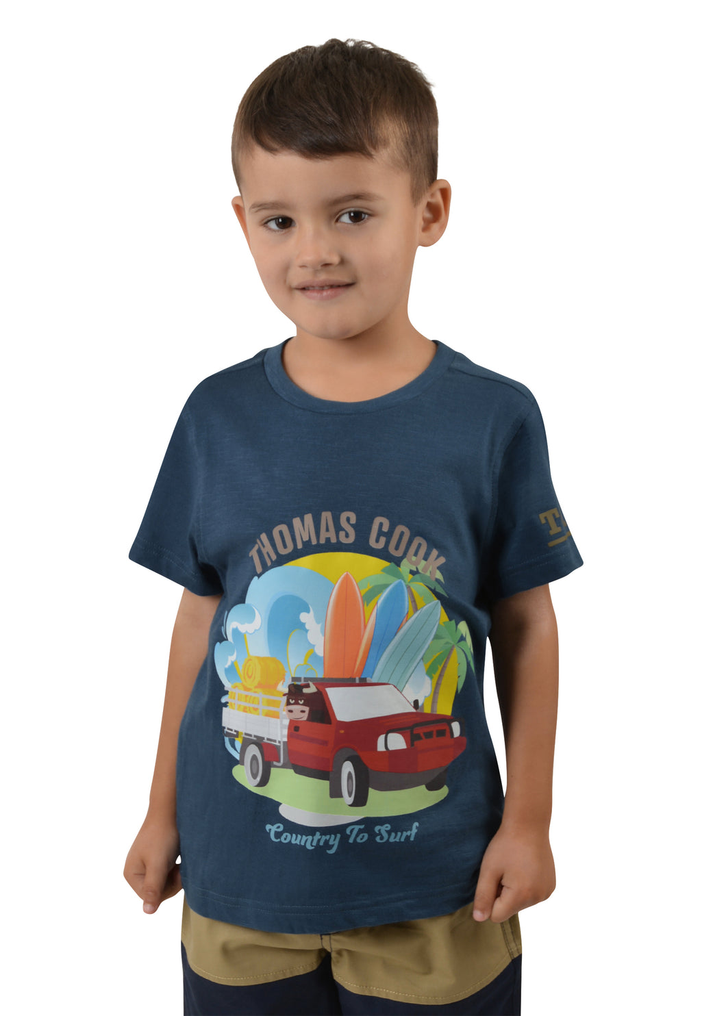 Thomas Cook Boys Country To Surf Short Sleeve Tee