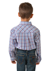 THOMAS COOK BOYS RUNDEL CHECK LONG SLEEVE SHIRT
