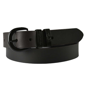 THOMAS COOK NARROW BLACK TWIN KEEPER BELT