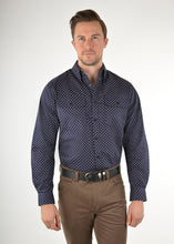 Load image into Gallery viewer, Thomas Cook Mens Mittagong Print 2-Pocket Long Sleeve Shirt

