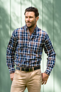 Thomas Cook Mens Roycroft Check 1-Pocket Long Sleeve Shirt