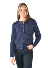 Load image into Gallery viewer, THOMAS COOK WOMENS CABLE KNIT CARDIGAN
