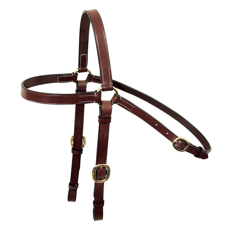 TOOWOOMBA SADDLERY LEATHER BARCOO BRIDLE 3/4