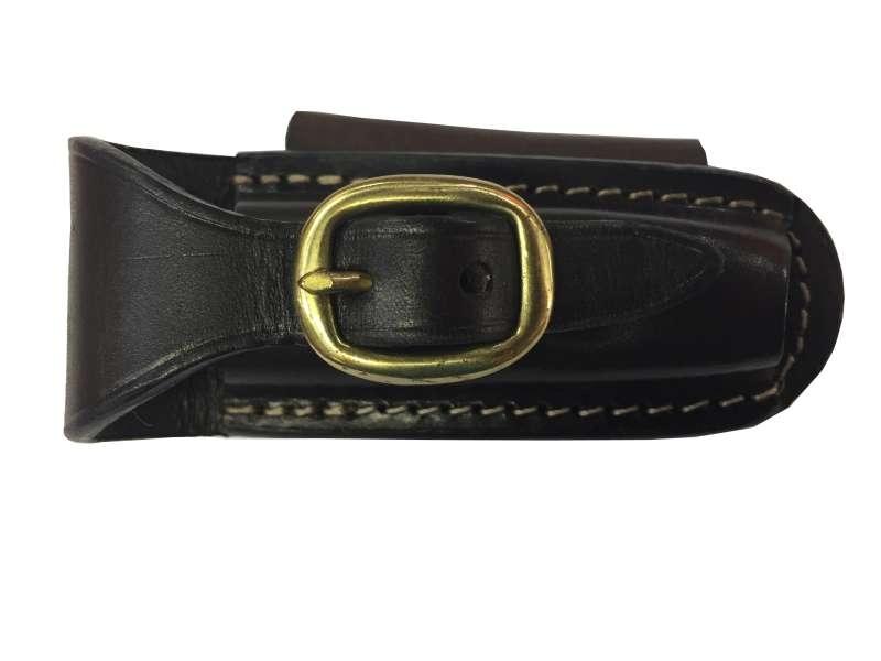 TOOWOOMBA SADDLERY SIDE LAY KNIFE POUCH WITH BUCKLE