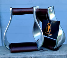 Load image into Gallery viewer, TOPRAIL ALUMINIUM OXBOW WITH NON SLIP LEATHER
