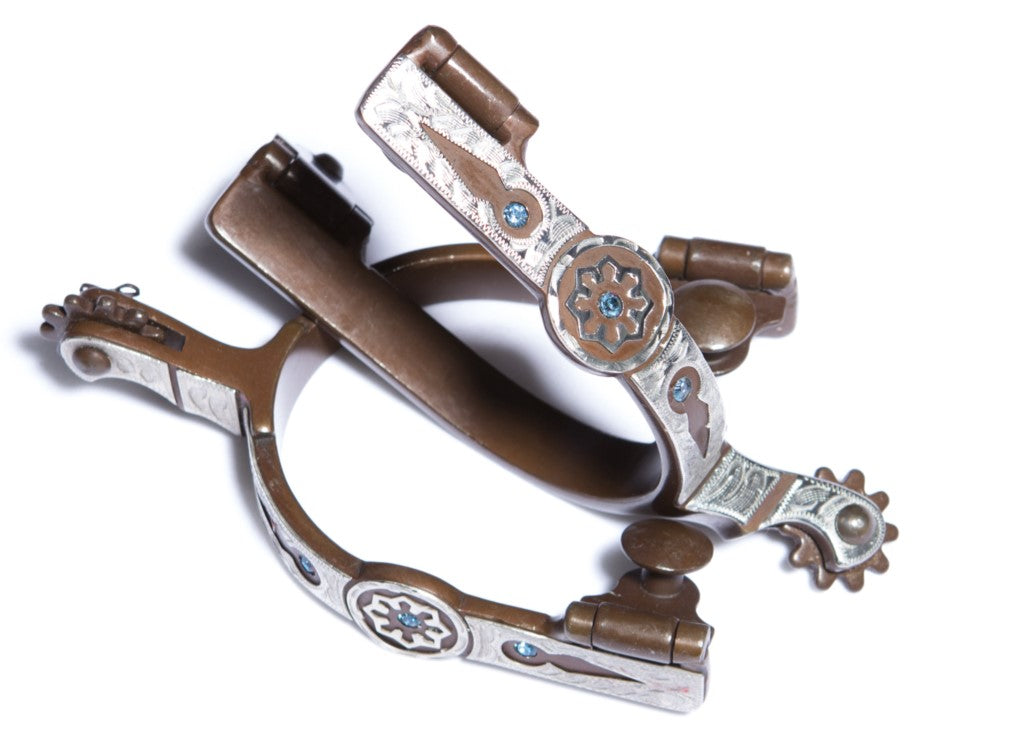 Toprail Antique Comanchero Ladies Spur
