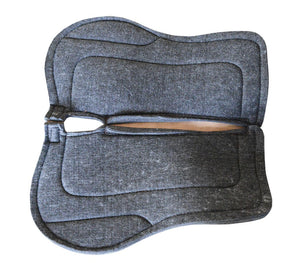 TOPRAIL EQUINE CONTOURED WOOL FELT PAD