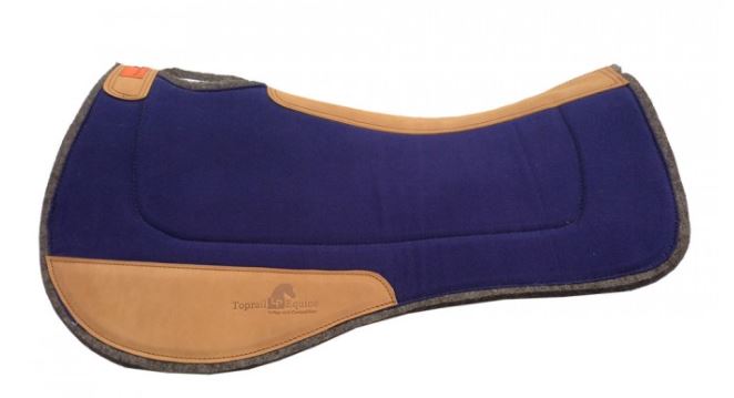 TOPRAIL EQUINE CONTOURED WOOL FELT PAD