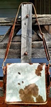 Load image into Gallery viewer, Toprail The Notebook Western Messenger Jersey Cowhide Bag
