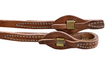 Load image into Gallery viewer, TOPRAIL HERMANN OAK LEATHER SPLIT REINS WITH QUICK CHANGE
