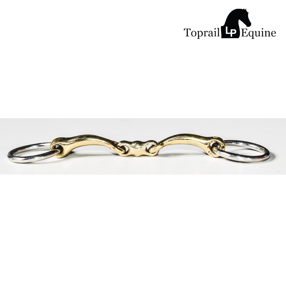 Toprail Loose Ring German Elliptical Bradoon