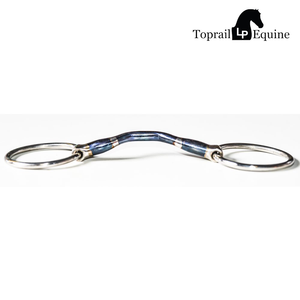 TOPRAIL MEDIUM LOOSE RING SWEET IRON PORTED COMFORT BIT