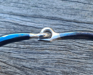 TOPRAIL MEDIUM LOOSE RING SWEET IRON LOCK-UP SNAFFLE