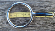 Load image into Gallery viewer, TOPRAIL MEDIUM LOOSE RING SWEET IRON LOCK-UP SNAFFLE

