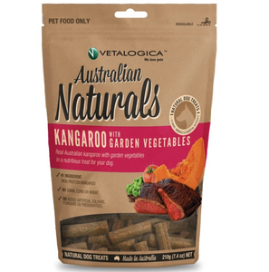 VETALOGICA AUSTRALIAN NATURALS KANGAROO & VEGETABLE DOG TREATS