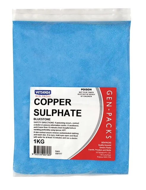 Vetsense Gen-Packs Copper Sulphate