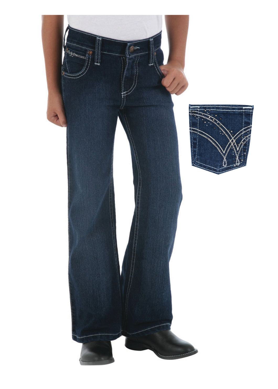 WRANGLER GIRLS RIDING JEAN - Q BABY