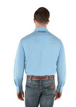 Load image into Gallery viewer, Wrangler Mens Clifton Print Logo Western Long Sleeve Shirt
