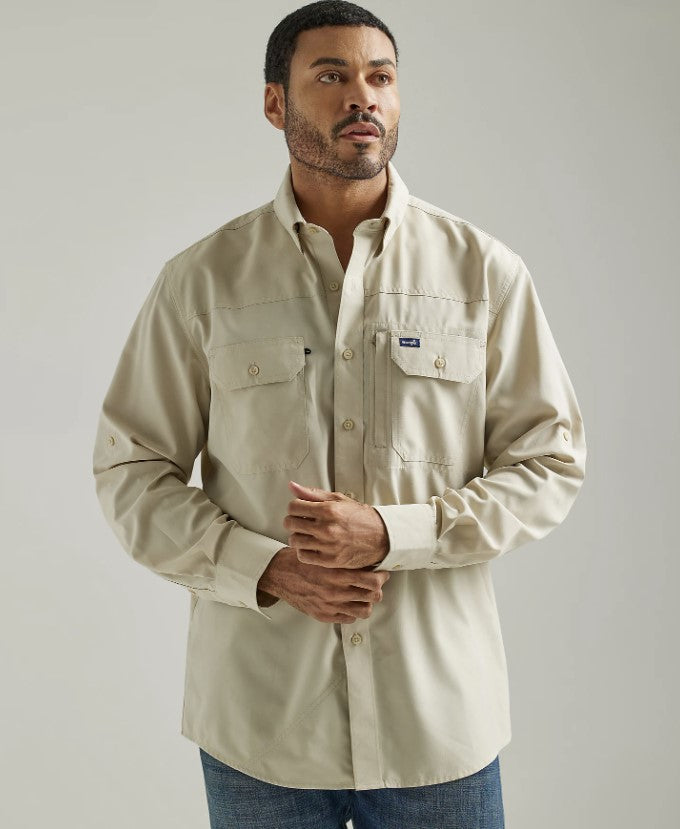 Wrangler Mens Performance Long Sleeve Shirt