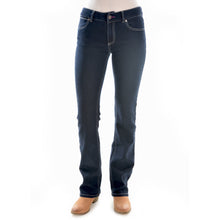 Load image into Gallery viewer, WRANGLER WOMENS MID RISE BOOT CUT JEANS
