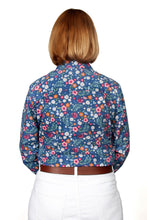 Load image into Gallery viewer, JUST COUNTRY WOMENS GEORGIE HALF BUTTON PRINT WORKSHIRT
