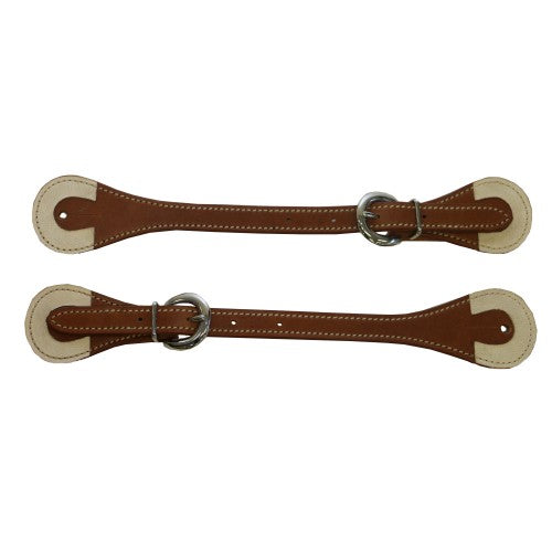 FORT WORTH RAW HIDE END SPUR STRAPS