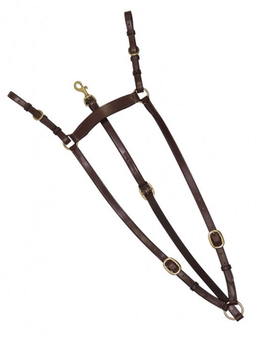 TOOWOOMBA SADDLERY 3/4 STOCKMAN BREASTPLATE - BRASS